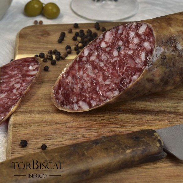 Loncheado de paleta bellota ibérica 50% r. ibérica + lomo bellota ibérico 50% r. ibérica + chorizo+salchichón (ibérico bellota)