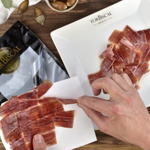 ESTUCHE PREMIUM 10 sobres jamón de bellota 100% ibérico corte cuchillo. 2