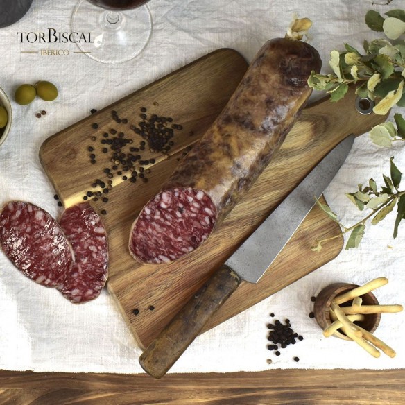 Fotografía artística para salchicon ibérico BELLOTA